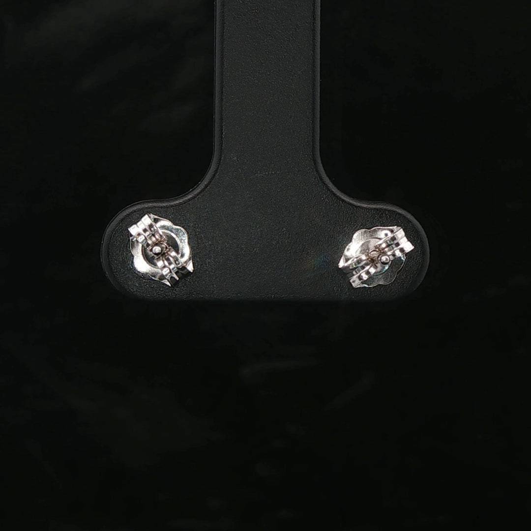 Brand New 0.75cttw Natural Diamond Stud Earrings in 14k White Gold