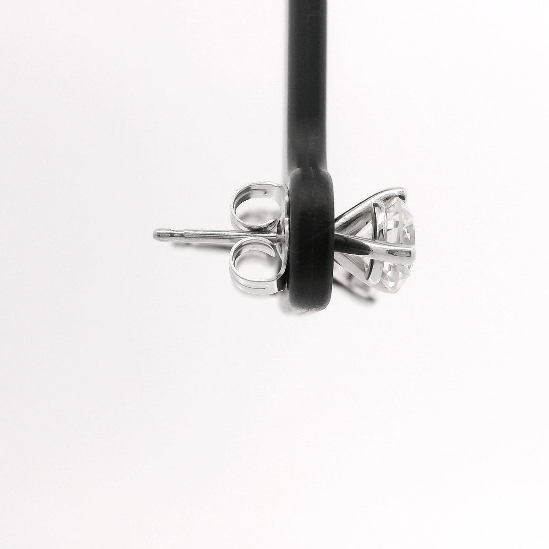 Brand New 1.2cttw Natural Diamond Stud Earrings in 14k White Gold