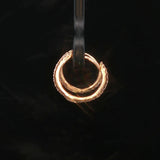 Brand New 0.20cttw Natural Diamond Micro Hoop Earrings in 14k Rose Gold