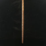 Brand New 7cttw Natural Diamond Tennis Necklace in 14k Yellow Gold