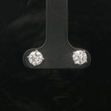 Brand New 1cttw Natural Diamond Stud Earrings in 14k White Gold