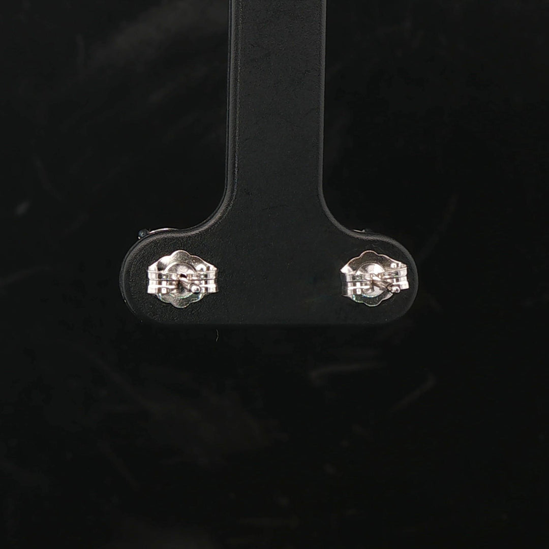 Brand New 3cttw Natural Diamond Stud Earrings in 14k White Gold