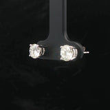Brand New 1.50cttw Natural Diamond Stud Earrings in 14k White Gold