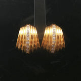 18k Yellow Gold and 0.90cttw Diamond 16.5g Vintage Huggie Earrings