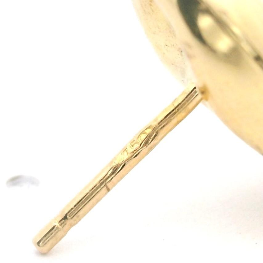 18k Yellow Gold 8g Mariner Link Medusa Greek Key Dangle Earrings