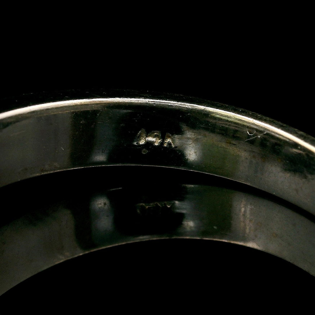 14k White and Yellow Gold 0.50cttw Diamond Men's Band Ring Size 11.5