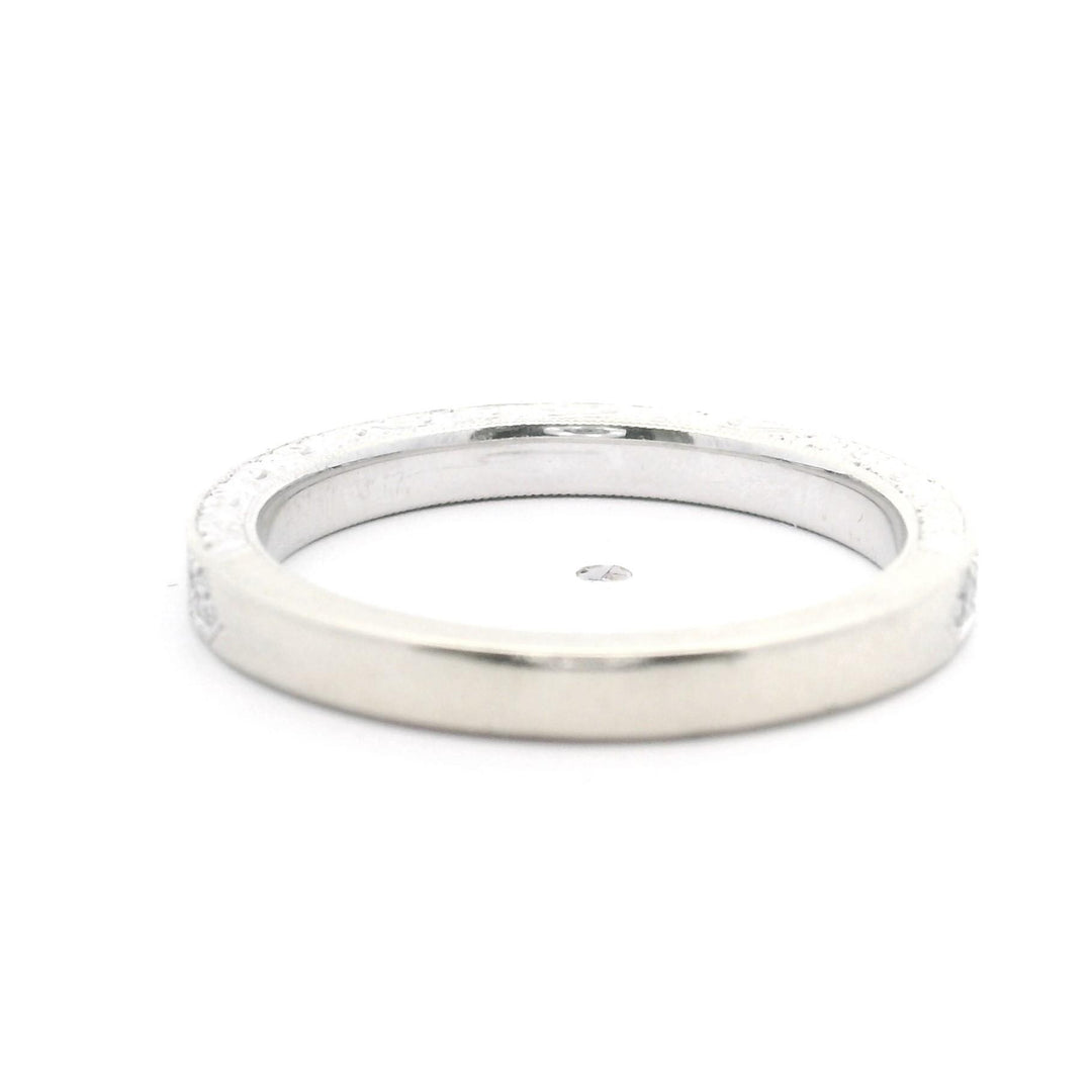 Neil Lane 14k White Gold and Diamond Ladies Band Ring Size 6.5