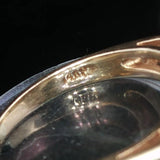 14k Yellow Gold and 1cttw Diamond Vintage Cluster Ring Size 4.75
