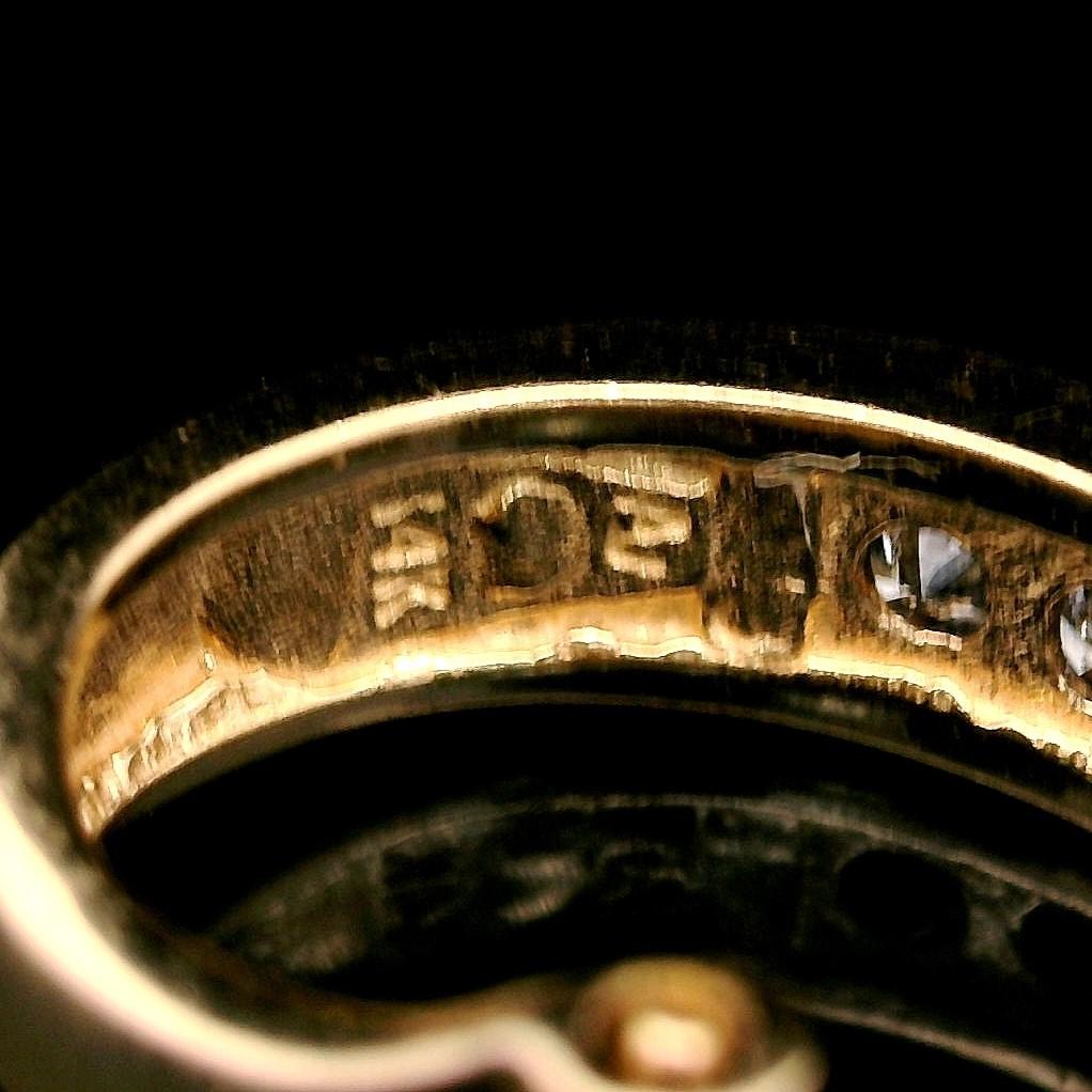 14k Yellow Gold and 0.25cttw Diamond Hoop Huggie Earrings
