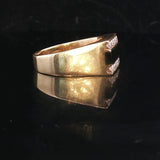 14k Yellow Gold Onyx and 0.50cttw Diamond Solid Men's Ring Size 11