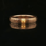 Tiffany & Co. 18k Yellow Gold Solid 4mm Band Ring Size 9