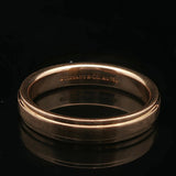 Tiffany & Co. 18k Yellow Gold Solid 4mm Band Ring Size 9