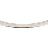 14k Yellow and White Gold 22.7g Solid Reversible Omega Necklace Italy 16"