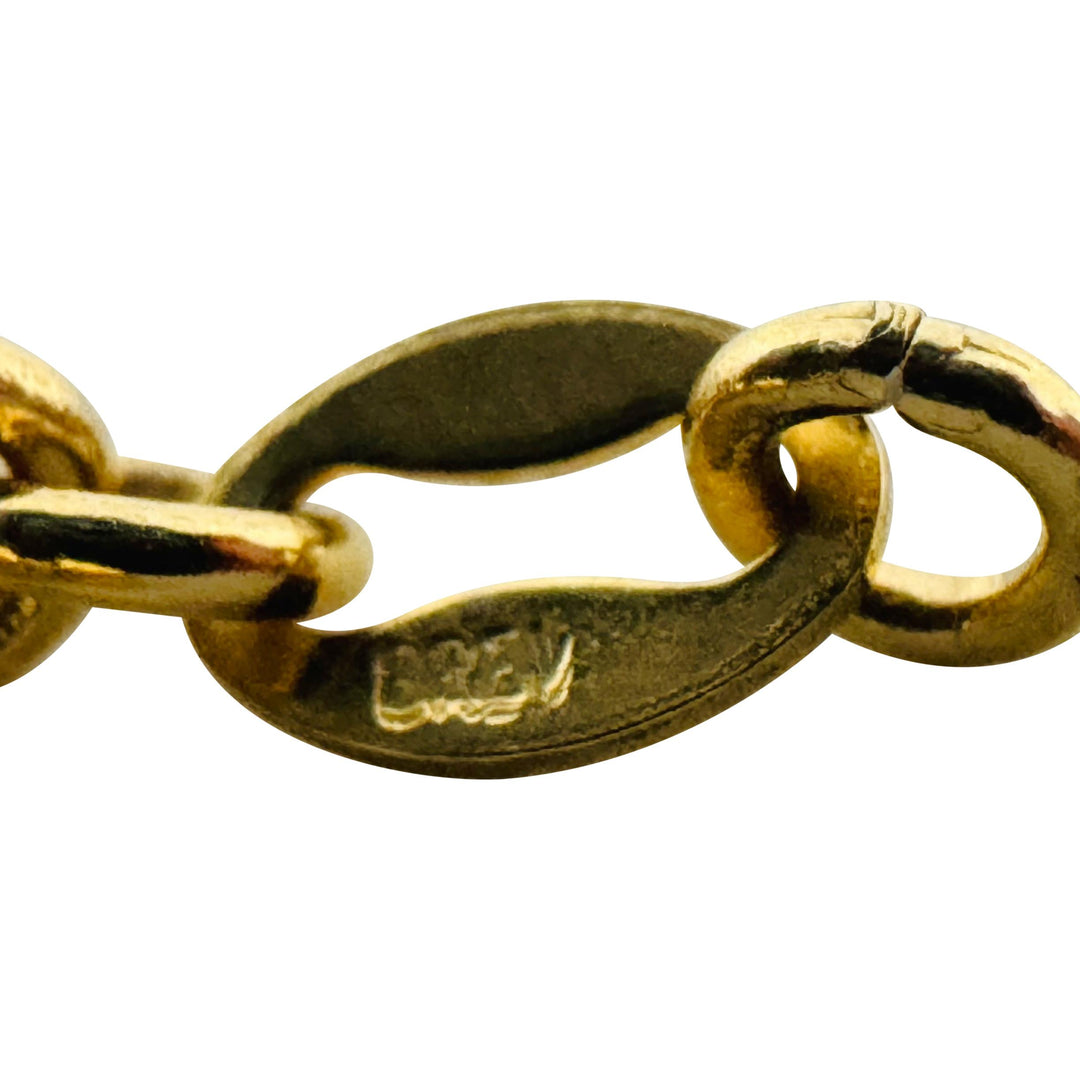 14k Yellow Gold 5.5g Solid Thin 1.5mm Snake Link Chain Necklace Italy 24"