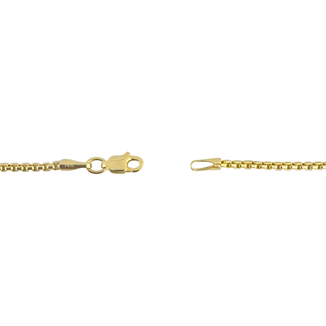 Effy 14k Yellow Gold and Black Onyx Cross Pendant Necklace 24"