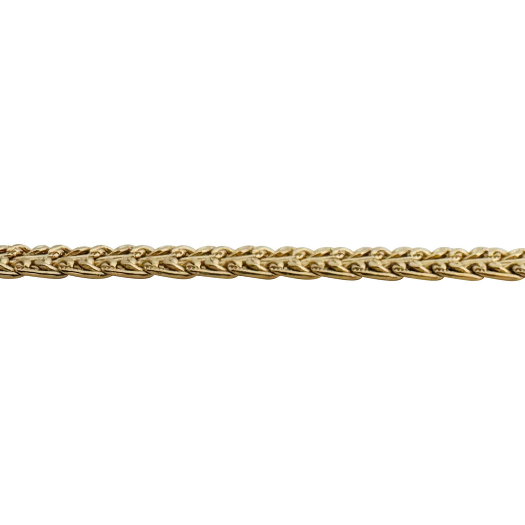 14k Yellow Gold 11.9g Ladies UnoAErre 6.5mm Fancy Link Bracelet Italy 7"