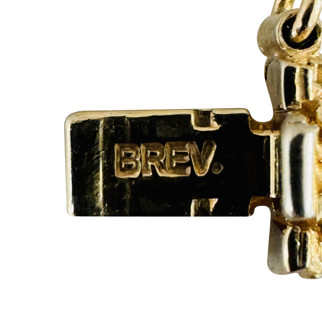 14k Yellow Gold 11.9g Ladies UnoAErre 6.5mm Fancy Link Bracelet Italy 7"