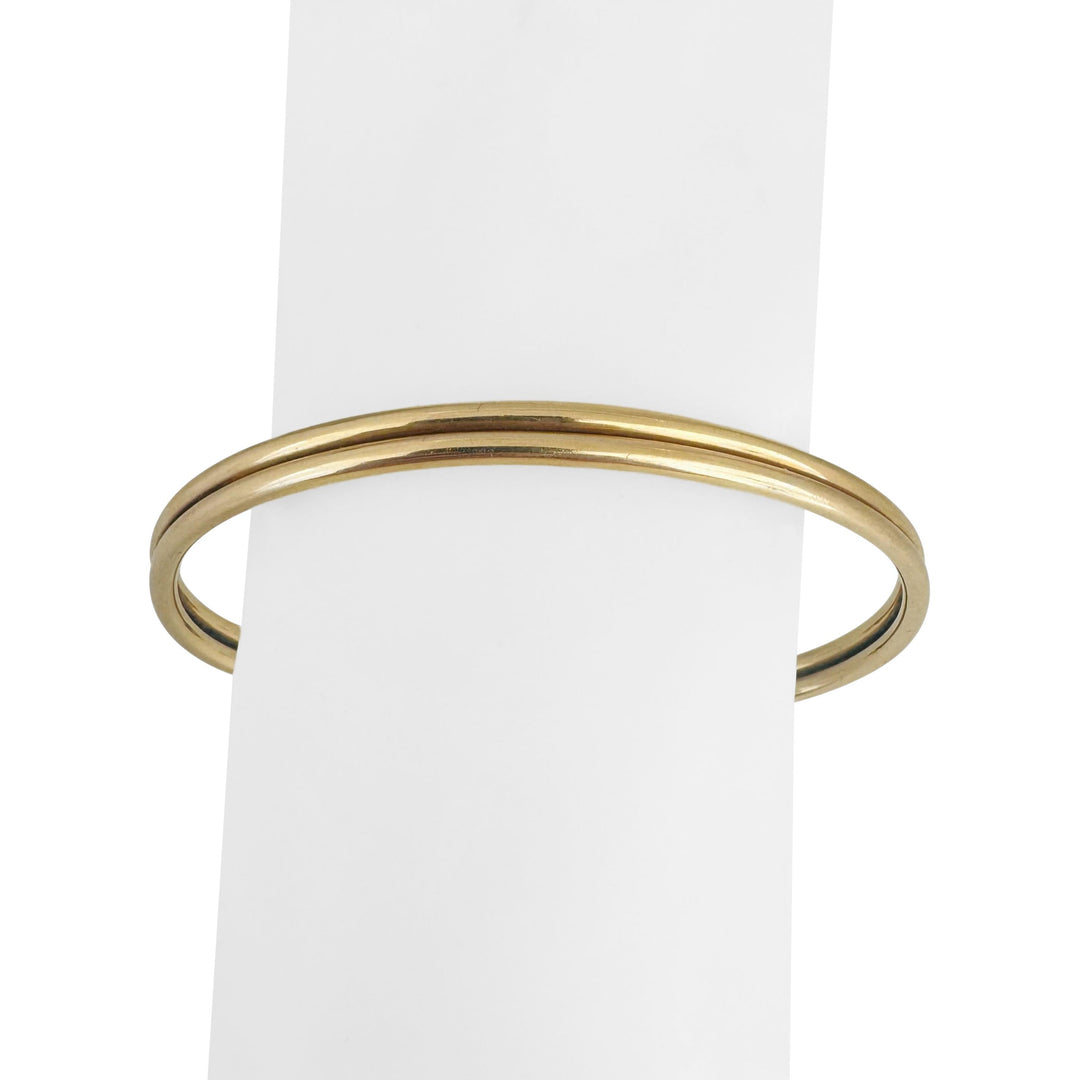 Eden 14k Yellow Gold 28.9g Solid Heave Cuff Bangle Bracelet 8"