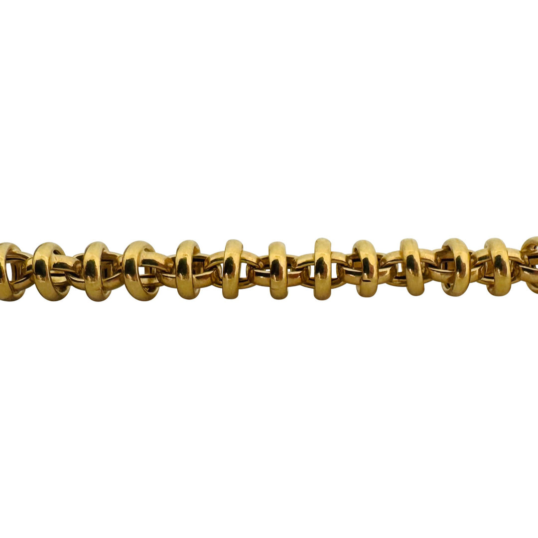 Roberto Coin 18k Yellow Gold 22g Vintage Fancy Link Necklace Italy 18"
