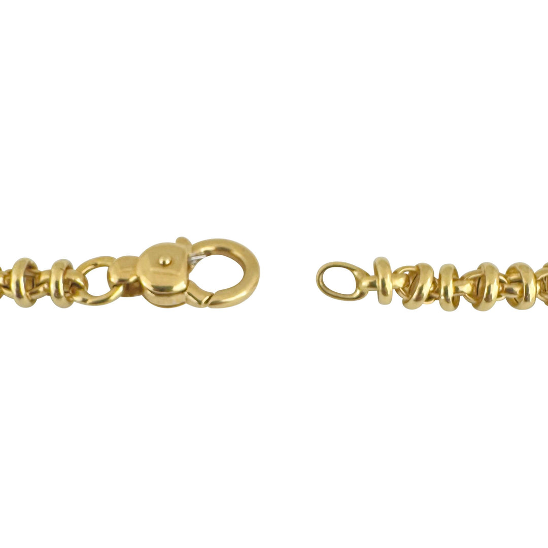 Roberto Coin 18k Yellow Gold 22g Vintage Fancy Link Necklace Italy 18"
