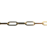 14k Yellow Gold 33g Solid Heavy 6.5mm Paperclip Link Chain Necklace 24"
