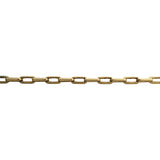 14k Yellow Gold 11g Solid Thin 2.5mm Rectangle Cable Link Chain Necklace 26"