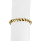 14k Yellow Gold 14.2g Ladies Polished 7mm San Marco Link Bracelet 7"