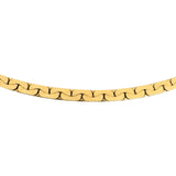 14k Yellow Gold 19.4g Solid Vintage 3.5mm Thick Cobra C Link Chain Necklace 18"