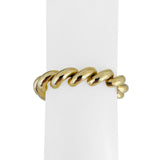 14k Yellow Gold 31g Heavy Polished 11mm San Marco Link Bracelet Italy 8.25"