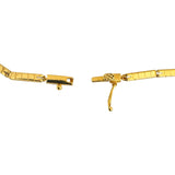 21k Yellow Gold 7.6g Ladies Fancy Design Bar Link Bracelet 7.5"