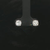 Brand New 1.50cttw Natural Diamond Stud Earrings in 14k White Gold