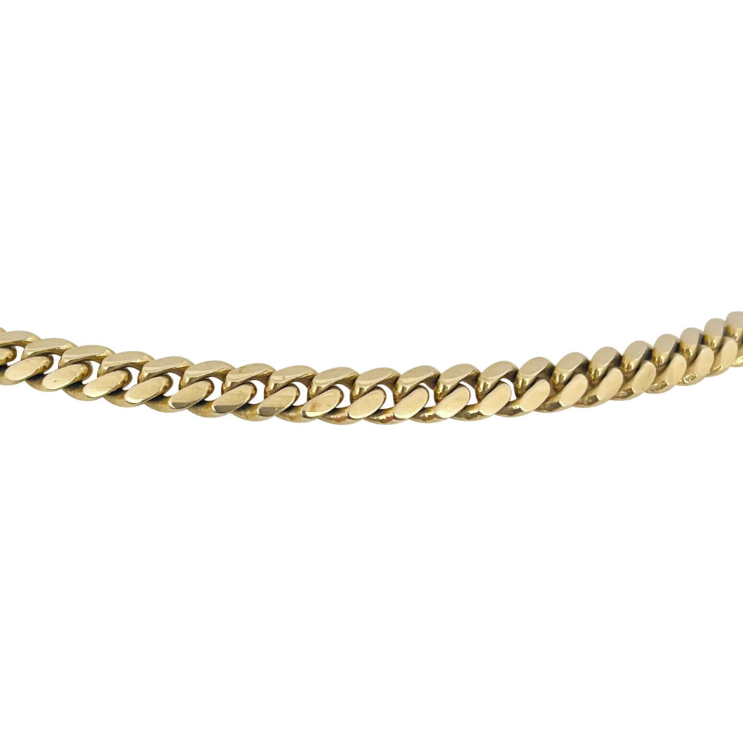 14k Yellow Gold 66.2g Solid Heavy 6mm Miami Cuban Link Chain Necklace 25"