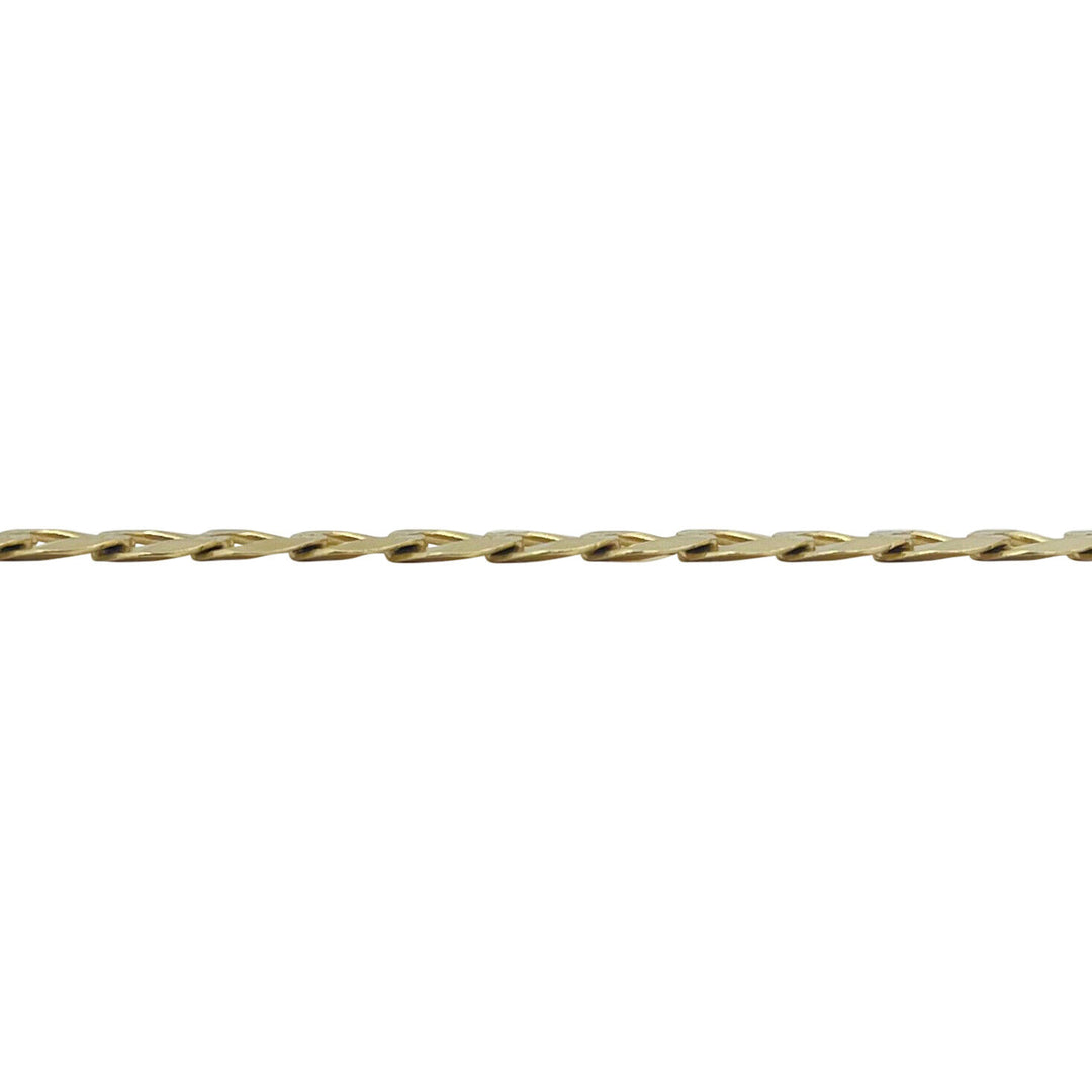 14k Yellow Gold 30.6g Diamond Cut 7mm Curb Link Chain Necklace 26"