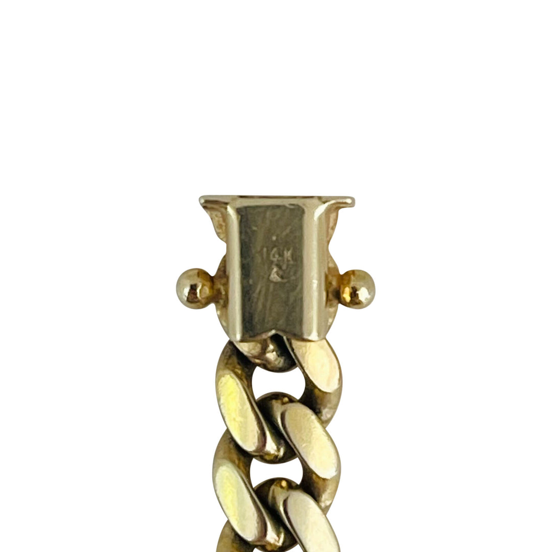 14k Yellow Gold 66.2g Solid Heavy 6mm Miami Cuban Link Chain Necklace 25"