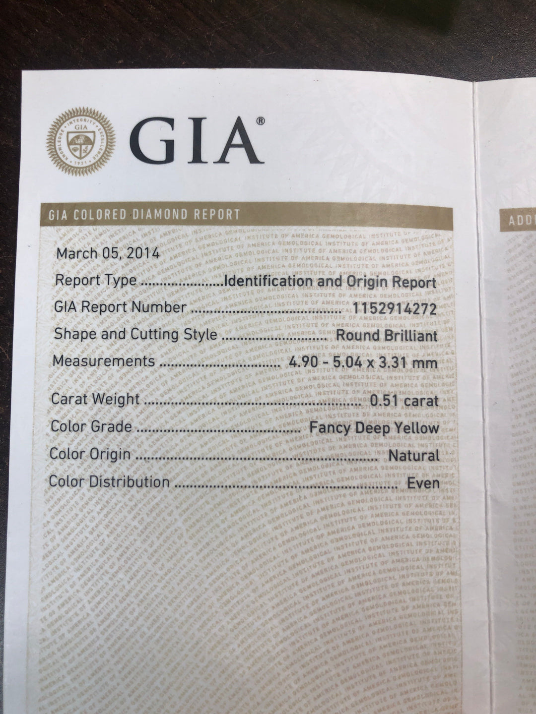 18k White Gold GIA Yellow Diamond Floral Engagement Ring Size 6