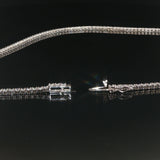 Brand New 6.5cttw Natural Diamond Tennis Necklace in 14k Gold