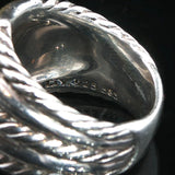 David Yurman 14k Yellow Gold and 925 Sterlin Silver Cable Band Ring Size 7