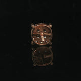 14k Rose Gold and 1cttw Diamond Cluster Stud Earrings