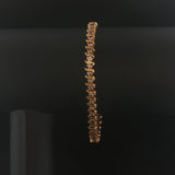 10k Yellow Gold and 2.5cttw Diamond Vintage S Link Tennis Bracelet 7.25"