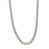 Chopard 18k White Gold 3.5mm Rolo Link Chain Necklace 16"