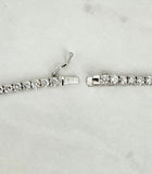 Brand New 14cttw Natural Diamond Tennis Necklace in 14k White Gold 18"