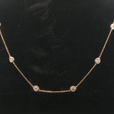 Brand New 2cttw Natural Diamonds by the Yard Necklace in 14k Yellow Gold