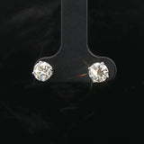 Brand New 1.25cttw Natural Diamond Stud Earrings in 14k White Gold