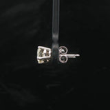 Brand New 1.25cttw Natural Diamond Stud Earrings in 14k White Gold