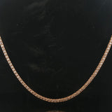 Brand New 7cttw Natural Diamond Tennis Necklace in 14k Yellow Gold