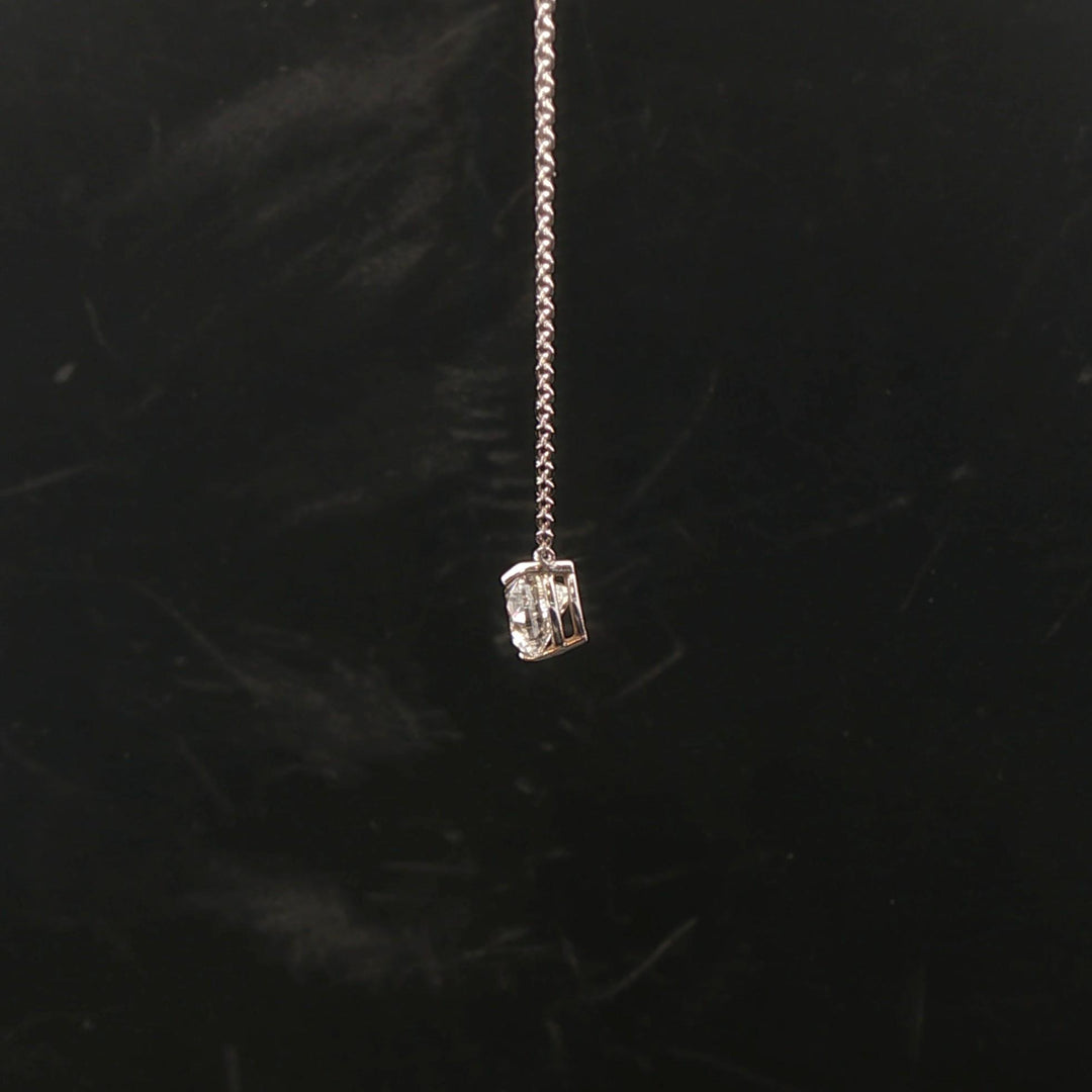 Brand New 1ct Heart Cut Natural Diamond Pendant Necklace in 14k White Gold