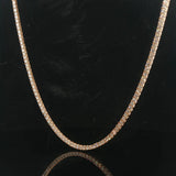 Brand New 8.5cttw Natural Diamond Tennis Necklace in 14k Yellow Gold