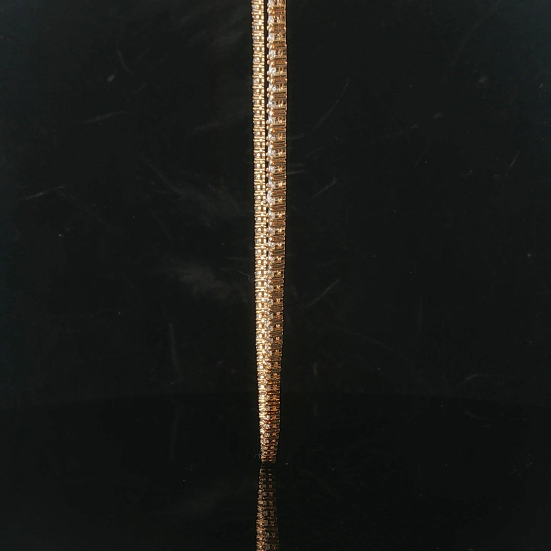 Brand New 8.5cttw Natural Diamond Tennis Necklace in 14k Yellow Gold
