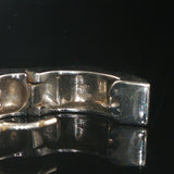18k White Gold and 1.25cttw Diamond Solid Huggie Earrings Italy