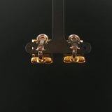 Roberto Coin Appassionata 18k Yellow Gold Vintage Woven Earclips Italy